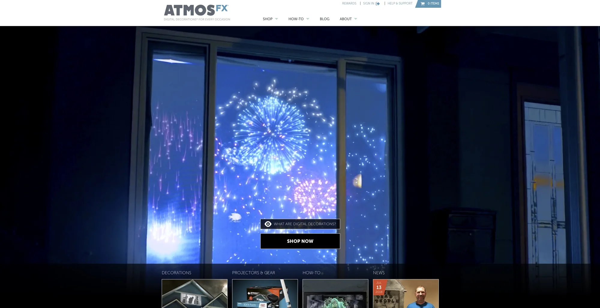 AtmosFX e-Commerce Redesign case study cover.