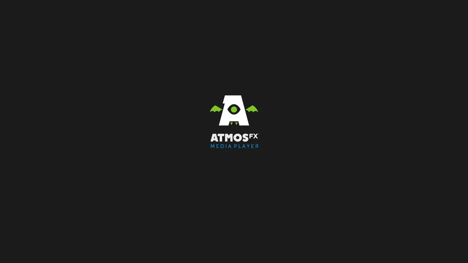 AtmosFX Media Player final setup interface. 01