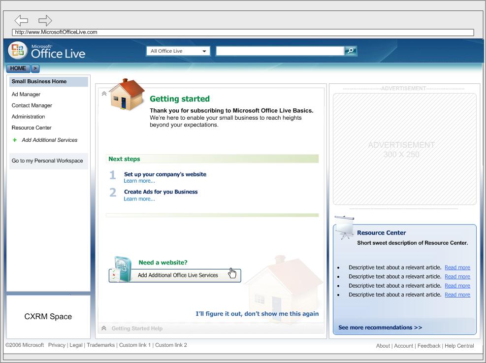 Office Live Configurator option 03