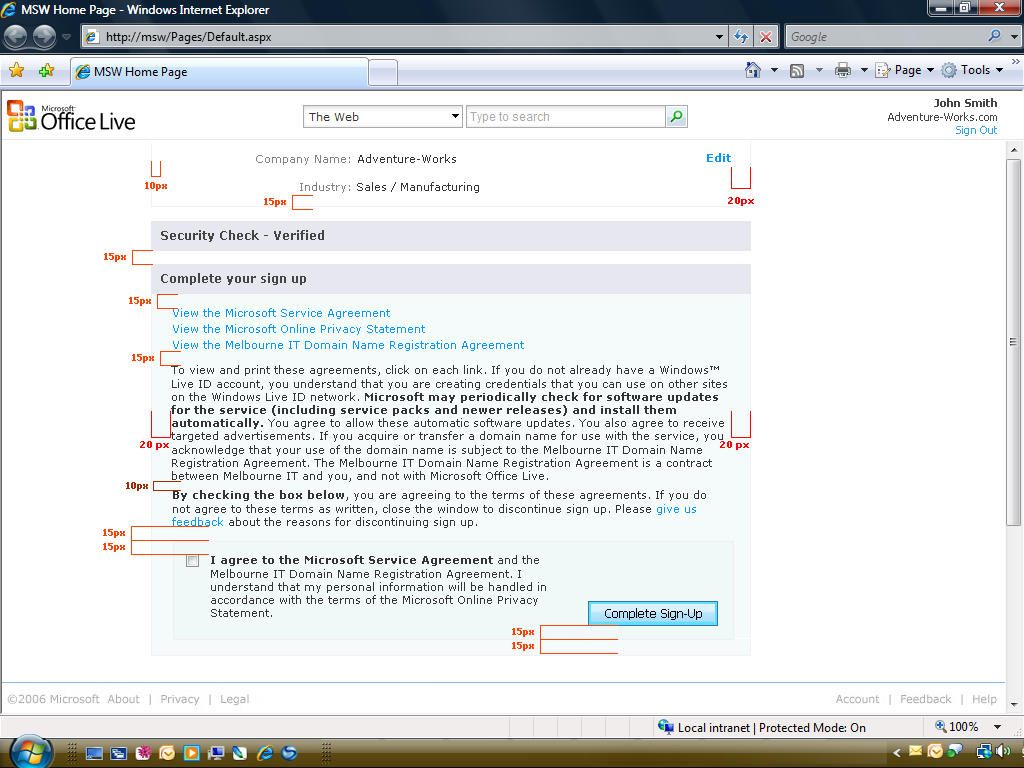 Office Live Configurator option 06